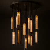 Audubon Crystal Round Chandelier 40"